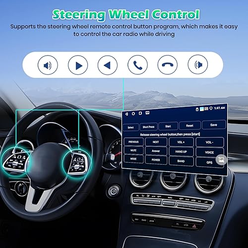 Miniatura 8 de Roinvou 2G+32G Android 13 Estéreo de coche para Toyota Sienna 2011 2012 2013 2014 con Carplay inalámbrico Android Auto, 9 pulgadas pantalla táctil