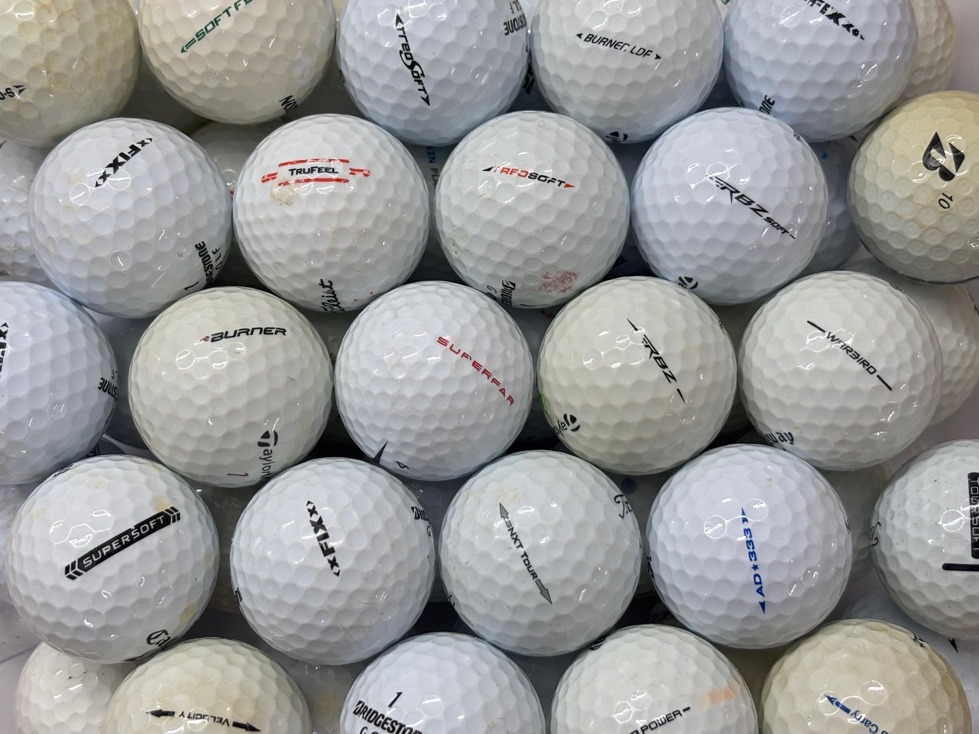 pro lake balls Top Brand Golf Balls Grade B Lake Balls Choose 50 or 100 pack (50)