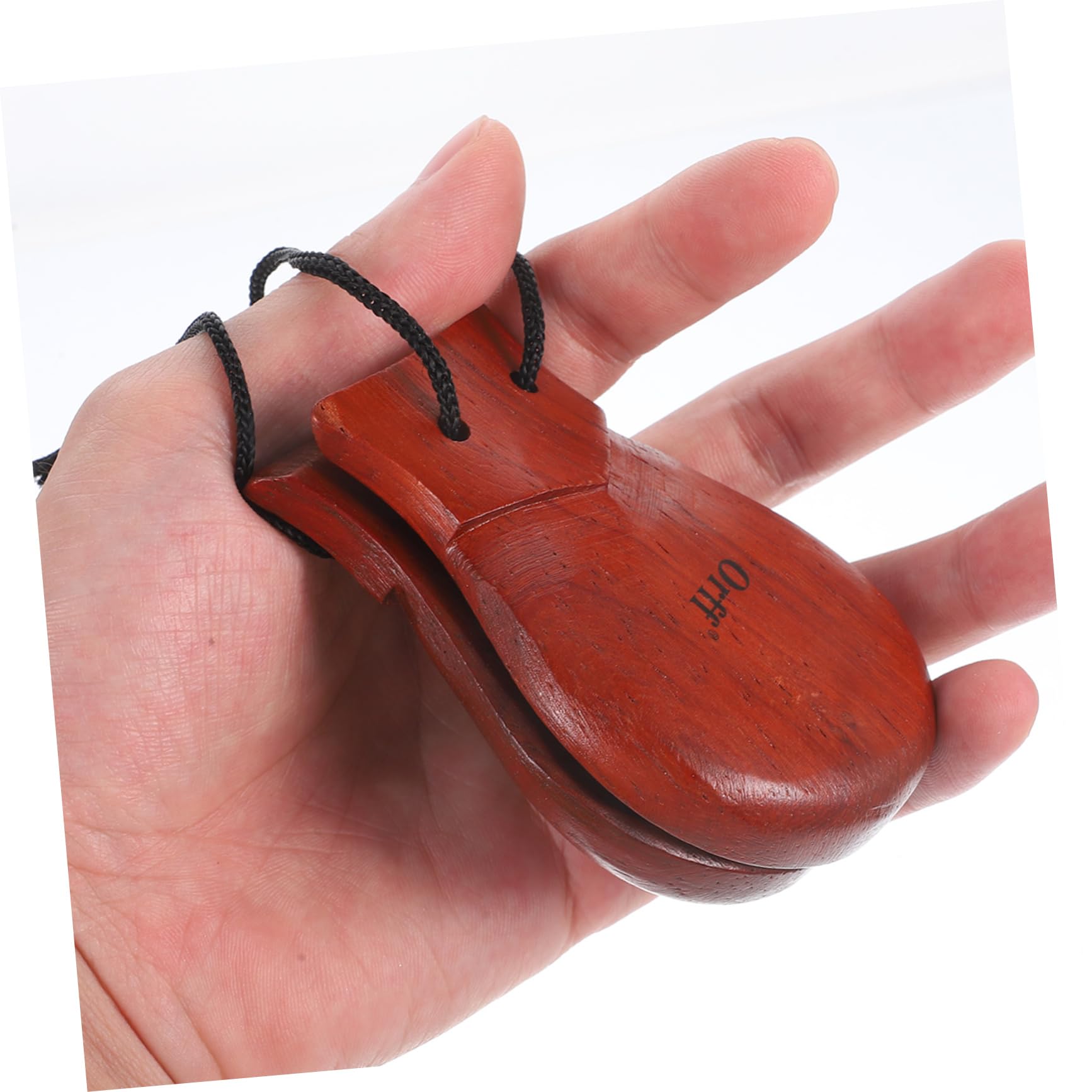 ERINGOGO Handmade Castanets for Adults Wooden Percussion Instruments Pear Wood Perfect for Parties and Classes