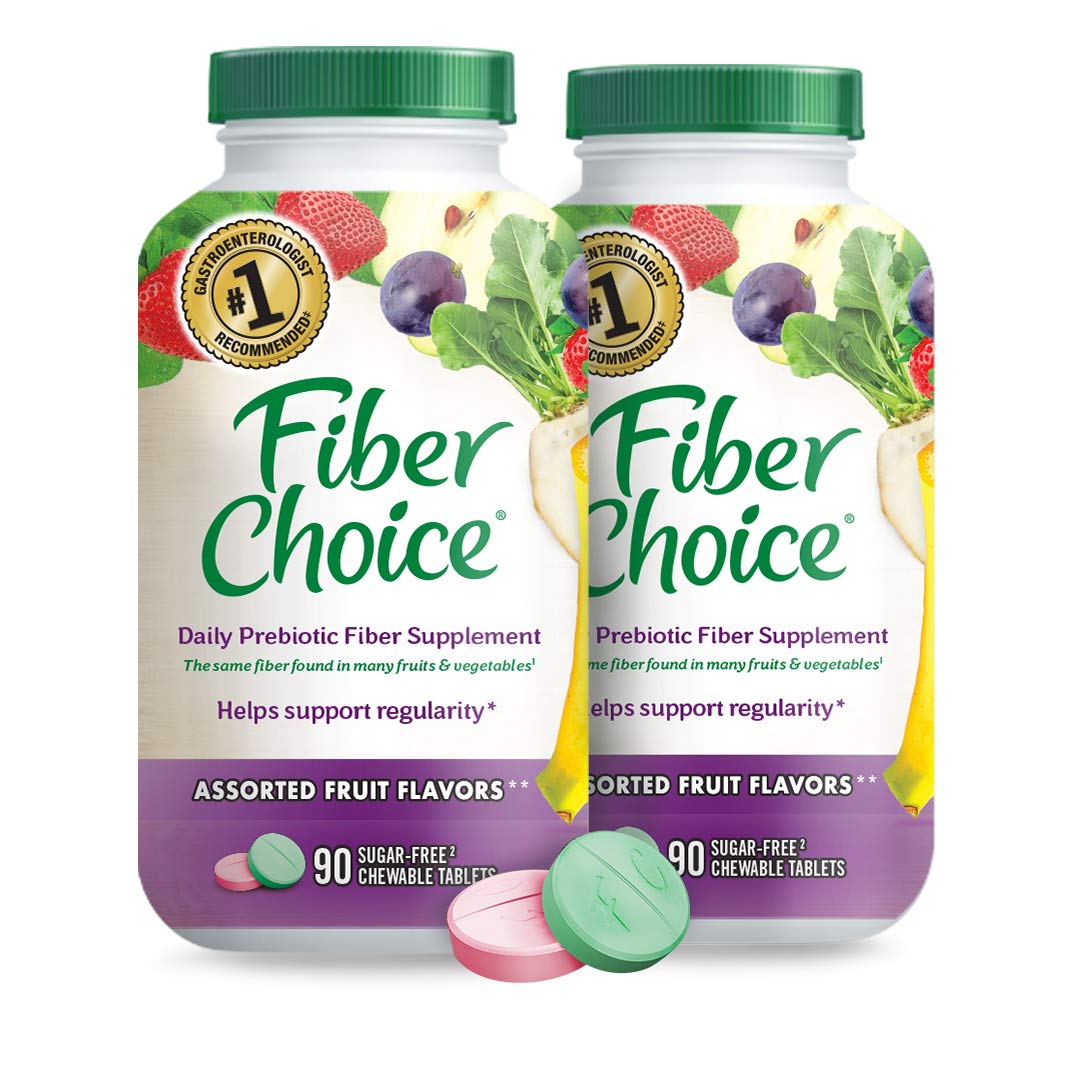 Fiber Choice Assorted Fruit 90 Tablets (Pack of 2) | Discontinued by The Manufacturer