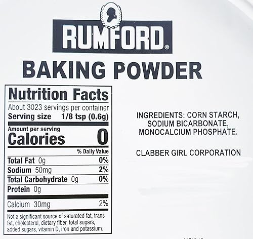 Miniatura 2 de Rumford Polvo de hornear sin aluminio, 4 libras (paquete de 2)
