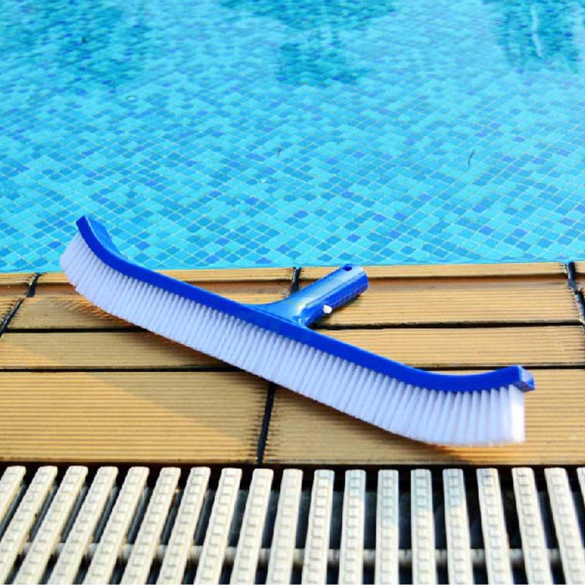 Flaner Wall Brush 18 inch- Curved, Soft Nylon Bristles, Strong, Standard and Heavy Duty, Best Swimming Pool Cleaning Brush, Equipment, Pool Bruss (B09CLG3R5X) Amazon Price History, Amazon Price Tracker