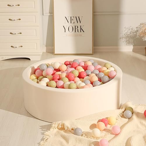 Miniatura 5 de TRENDPLAY Pelotas de 2.75 pulgadas  Pelotas de juguete de plástico a prueba de aplastamiento para niños, bolas de océano macarrón para fiestas de