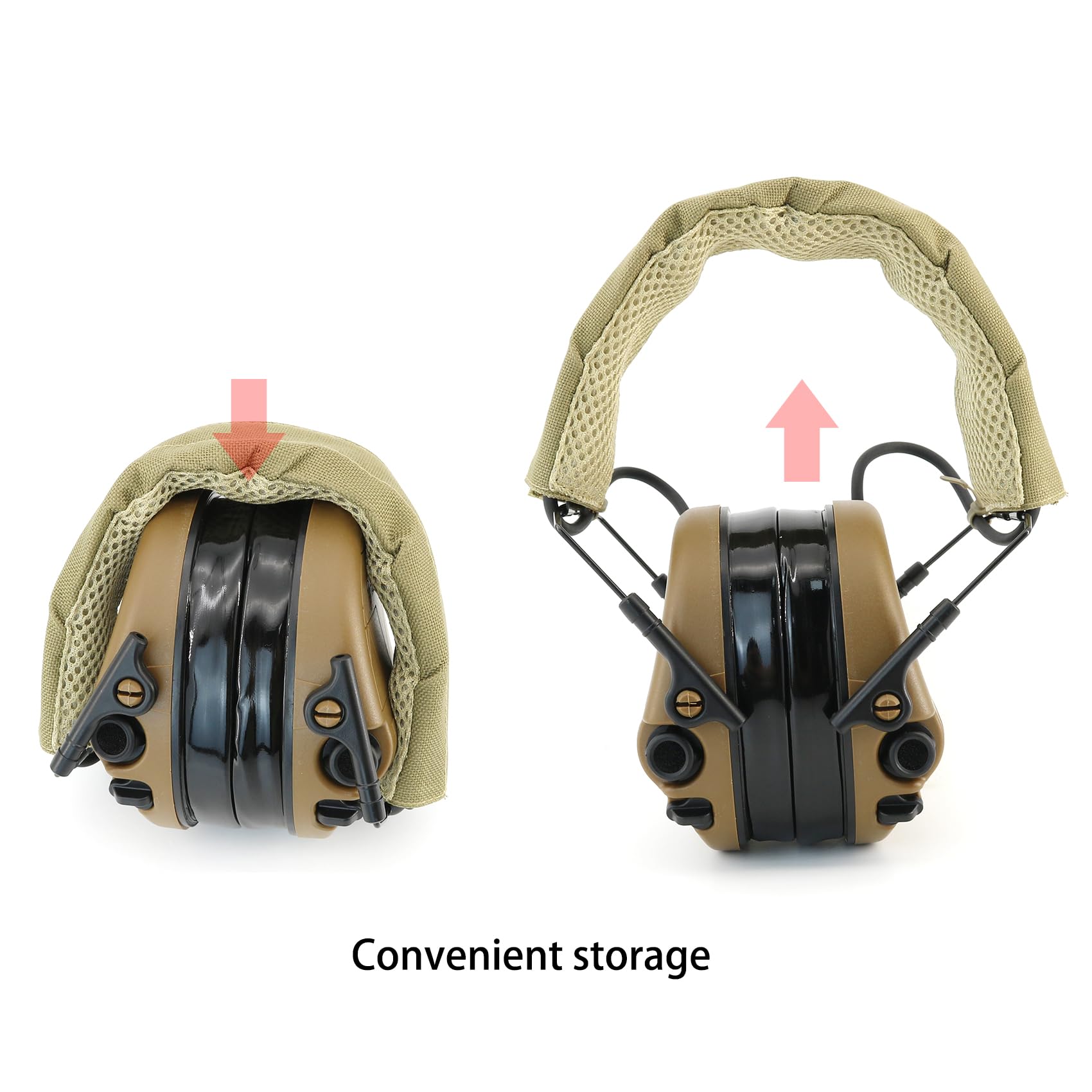 TAC300 - Auriculares electrónicos de protección auditiva, cancelación de ruido, protección auditiva para caza de airsoft