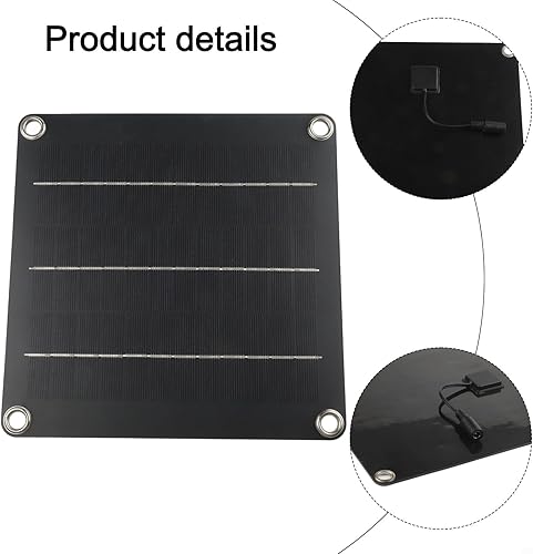Miniatura 3 de Panel de cargador solar de goteo de 10 W 12 V con mantenedor de batería para coche, RV, barco, motocicleta, para LiFePO4 Litio Ion plomo-ácido IP65