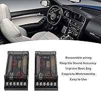 Vista 2 de Headerbs 2 vías coche crossover paquete 2 altavoz tweeter pasivo divisor cruzado con sobrecorriente 300 vatios HEADERBSQY7SGW1CHK