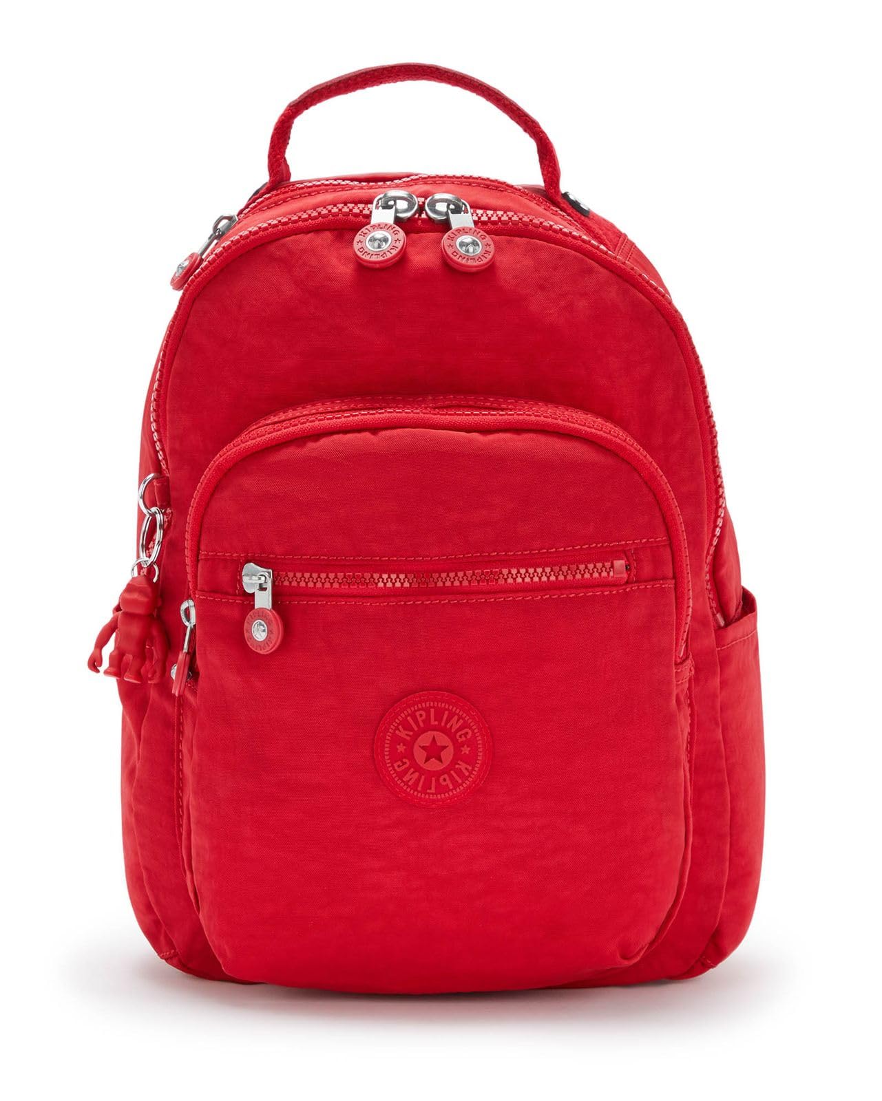 Kipling SEOUL S, Petit Sac à Dos Avec Protection Ordinateur 13 Pouces, 35 cm, 14 L, 0.50 kg, Red Rouge