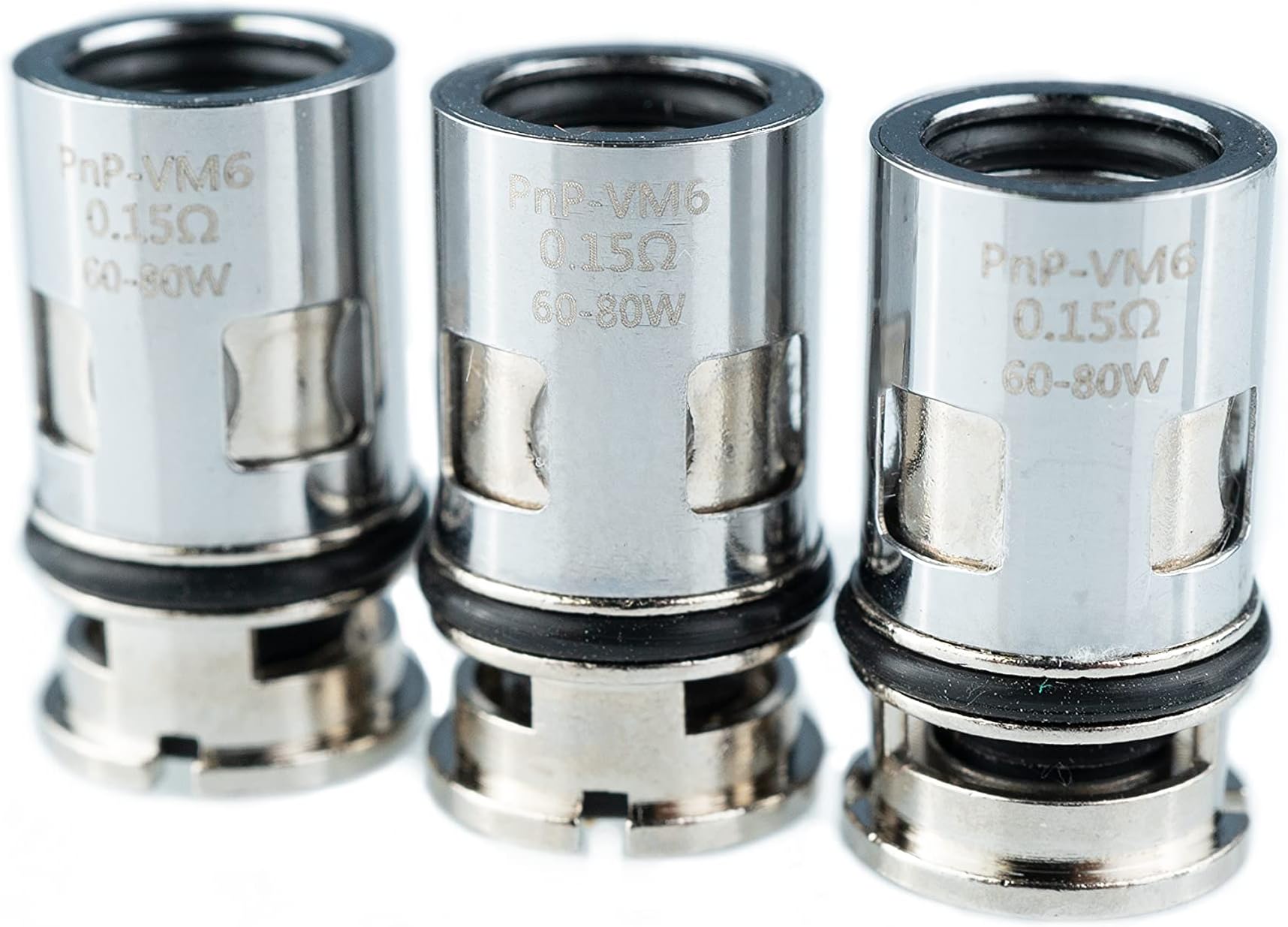 PnP Coil VM6 0.15 Ohm Head 5 PCS (No Nicotine,No E Liquid) | Built for compatible tanks and clean routine coil changes, No Nicotine