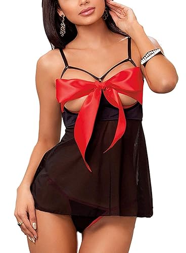Ella Lust Unwrap Me Lingerie for Women - Sexy Christmas