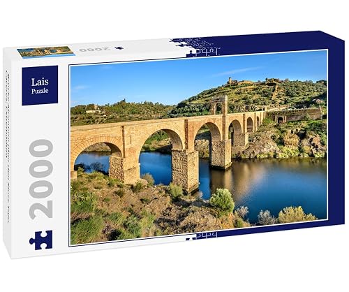 Lais Puzzle Puente de Alcántara sobre el río Tajo, Cáceres, Extremadura 2000 Piezas