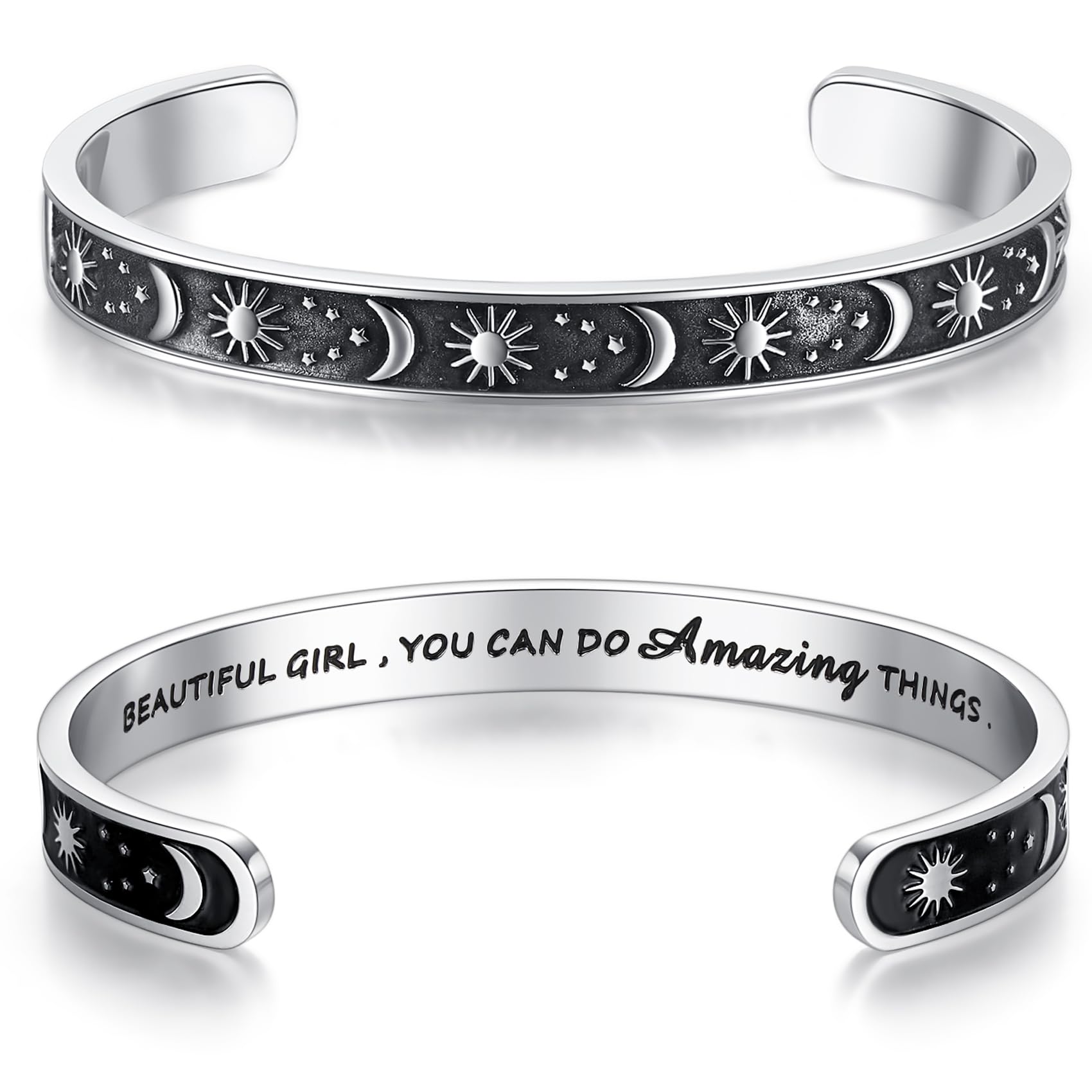 SAM & LORI Personal Bracelets for Teens/Women-Inspirational Jewelry Gifts (Various Designs) for Daughter/Sister/Mom/Friends-Adjustable Bracelet in a Pretty Gift Box
