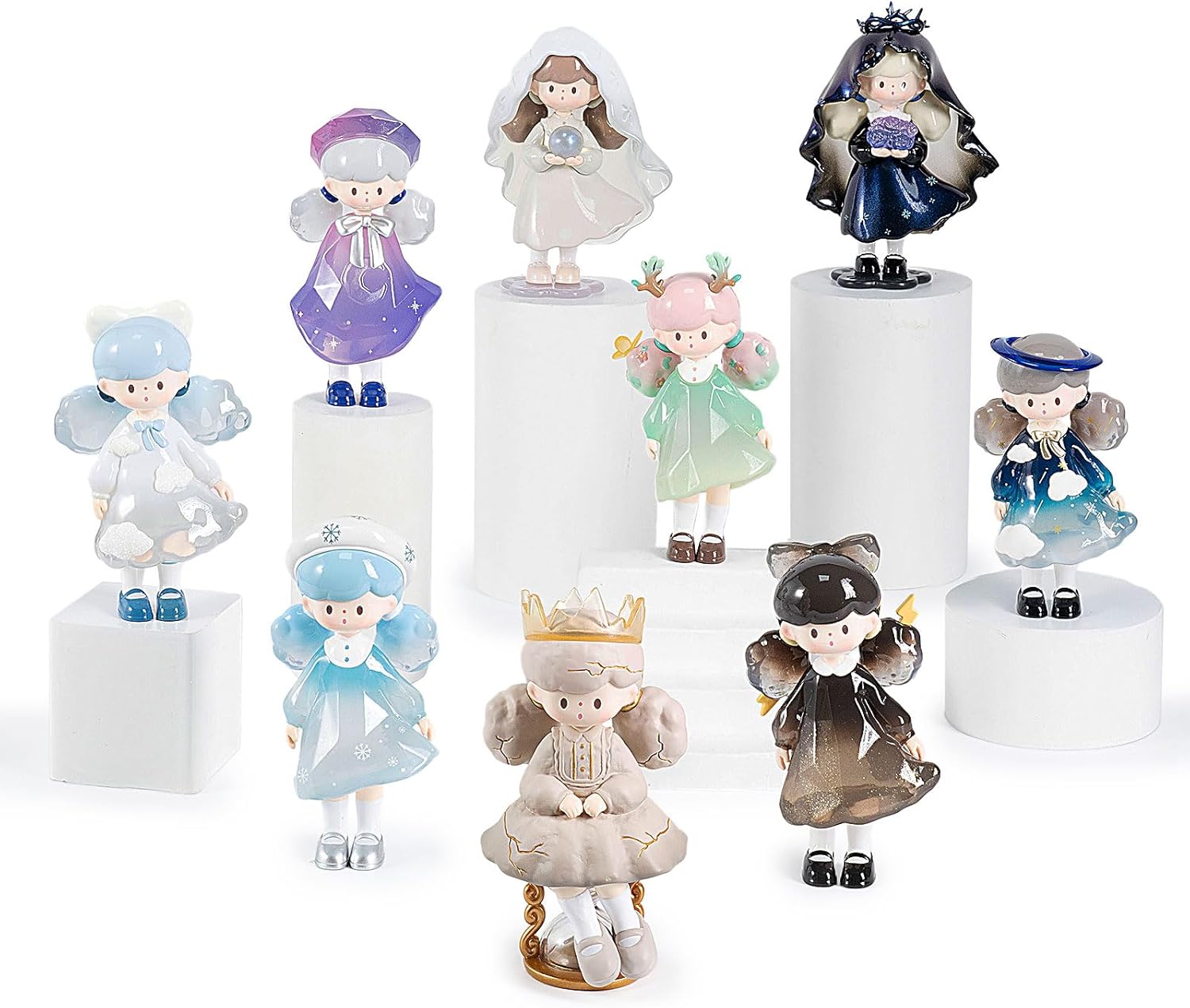 BEEMAI Molinta Natural Series Single Box (Contains 1 Figure), Blind Box Cute Figures Collectible Toys Birthday Gifts