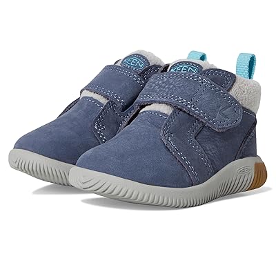KEEN Kids KNX Middie Easy On Strap Comfortable Barefoot Feel Sneakers (Toddler) Kids Shoes Vintage Indigo/Alloy