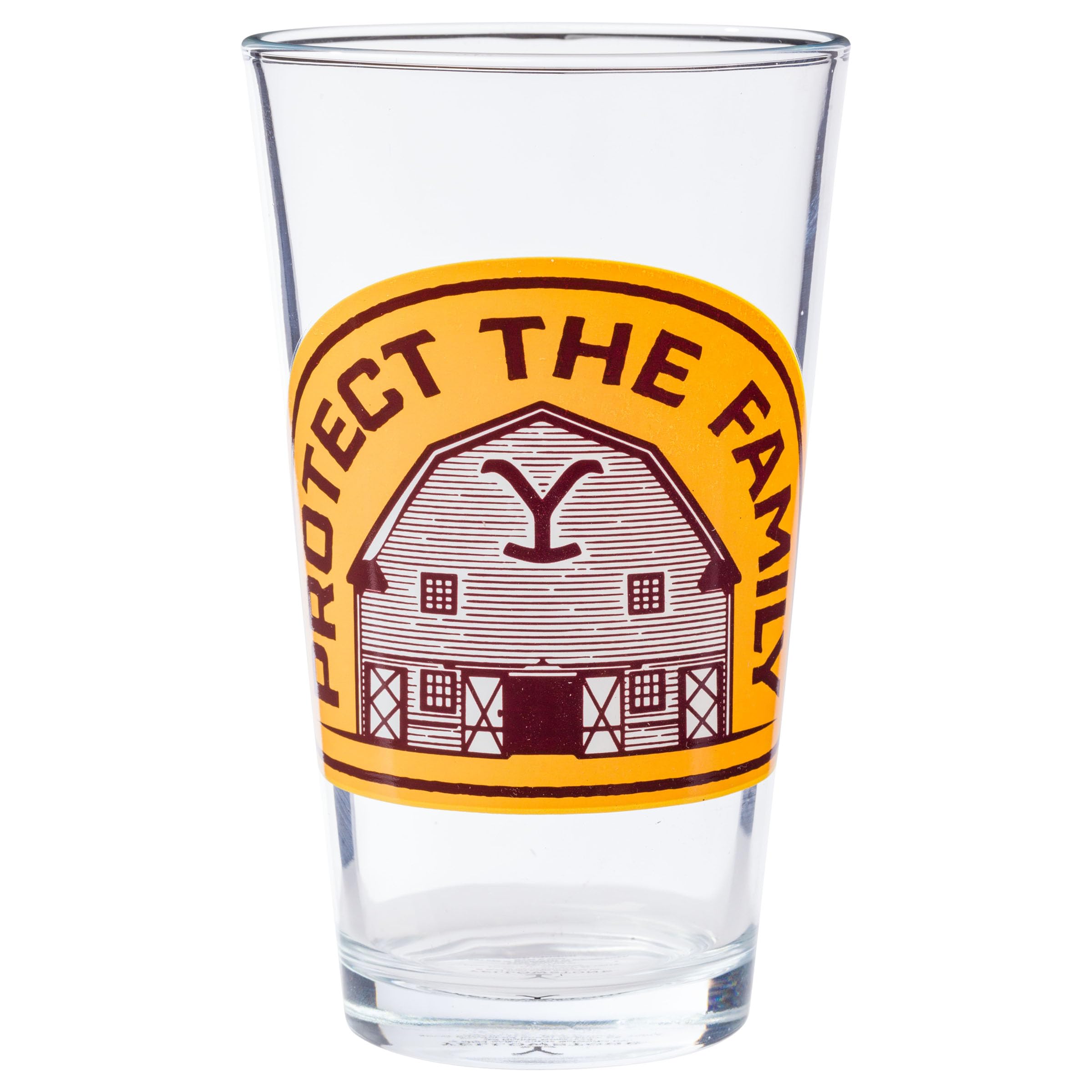 Yellowstone Dutton Ranch Pint Glasses - 4 Pack -5 Yellowstone Dutton Ranch Pint Glasses - 4 Pack -5