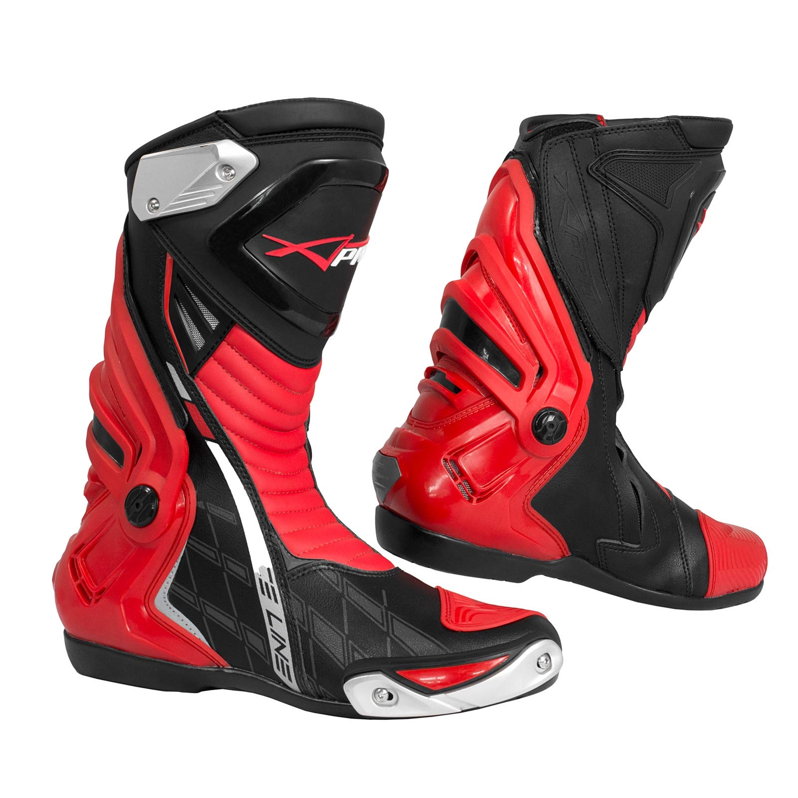 A-Pro Stiefel Motorrad CE-Zertifiziert Wasserdicht Race Sport Strassenmotorrad Blau 39