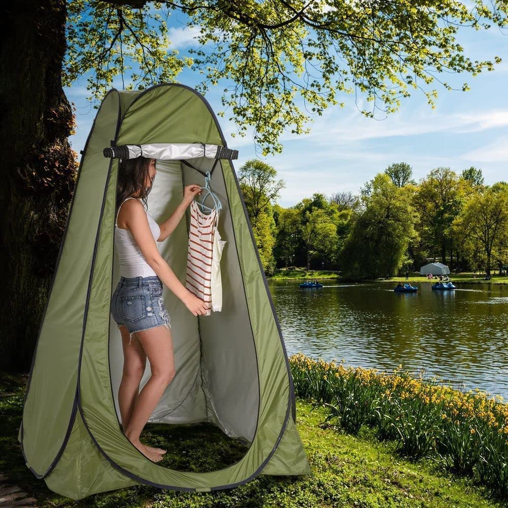 ANTIMERO Cloth Changing & Toilet Tent for Camping and Hiking (1-Person, 190 cm,(Mult Color) Sports, Fitness & Outdoors