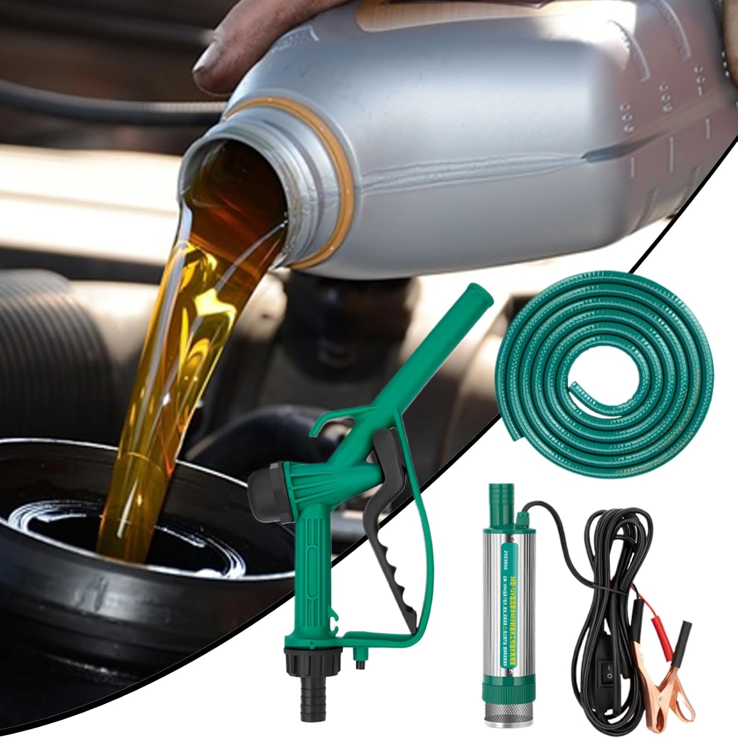 Water Transfer Pump,Power Fluid Pump for Transfer | Extractor for Siphon for Vehicles | For Outdoor Garden Motorhome Agriculture Irrigation Garage Farm