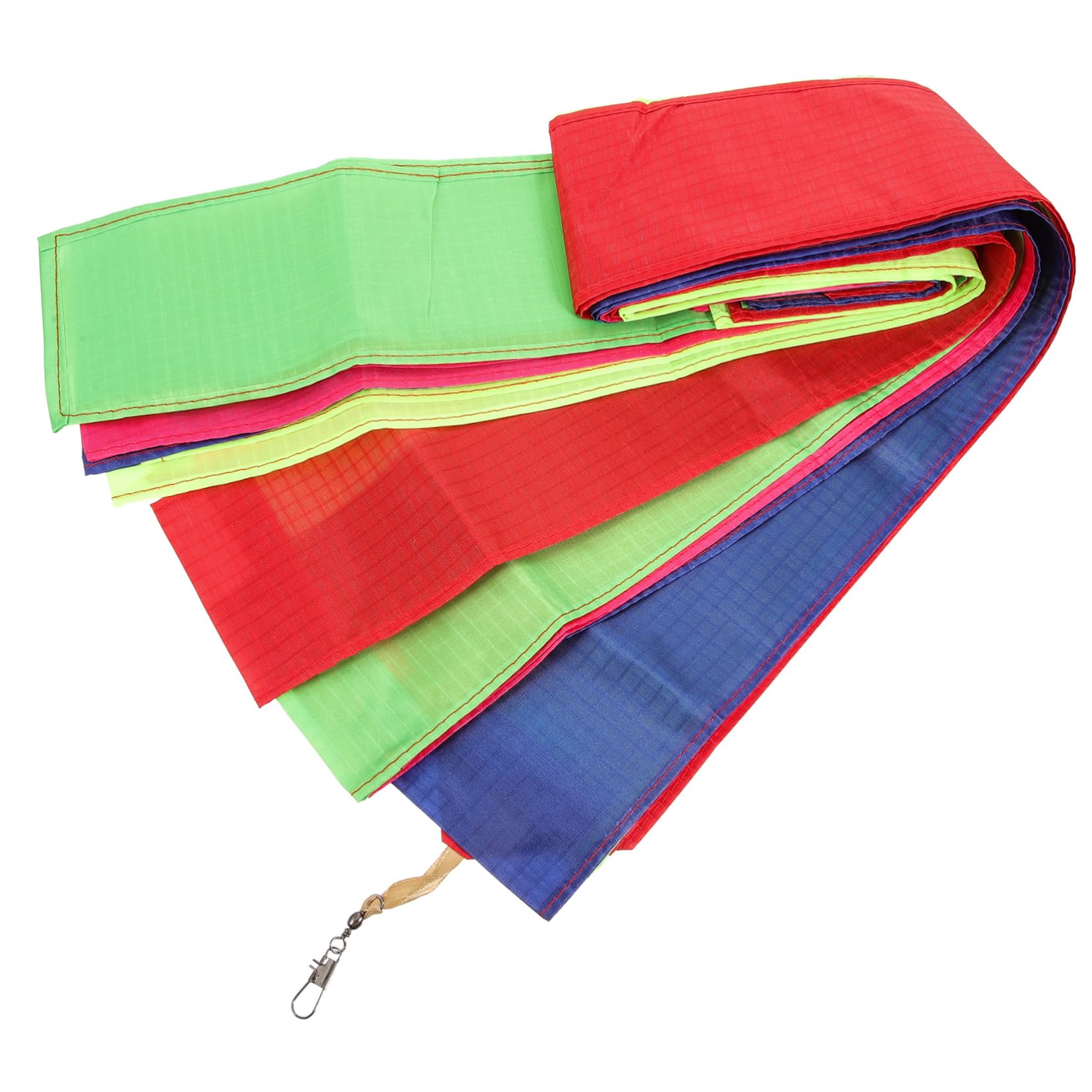 KESYOO Colorful Rainbow Kite Tail Long Streamer Accessory for Outdoor Flying Fun Lightweight Eye Catching Decoration for Parks Beaches Gardens