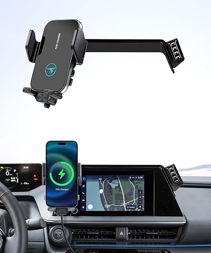 Wireless Charger Car Phone Holder for Toyota Prius 2023-2026, 8" Screen