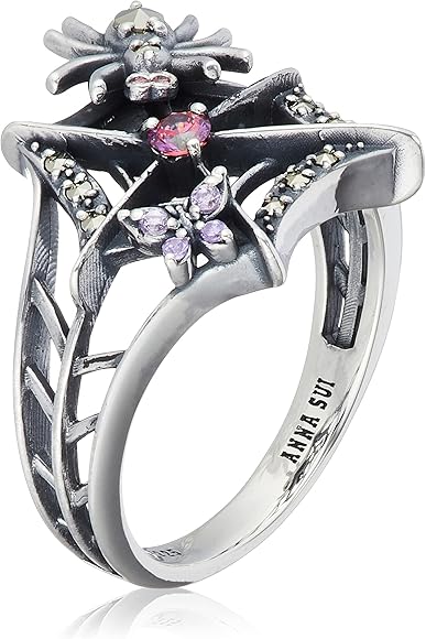 Amazon | [ANNA SUI] [アナスイ]シルバー925 蜘蛛の巣モチーフ リング 