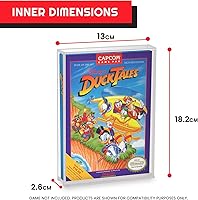 Vista 2 de Acrylic Video Game Box Storage Case for Nintendo NES Video Game Box - 4MM Thick, Anti-Dust, Anti-UV, and Acid-free Clear NES Holder, Video Game