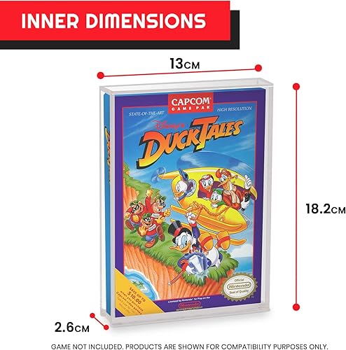 Miniatura 2 de Acrylic Video Game Box Storage Case for Nintendo NES Video Game Box - 4MM Thick, Anti-Dust, Anti-UV, and Acid-Free Clear NES Holder, Video Game