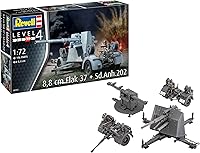 Vista 1 de Revell 03325 3.5 in Flak 37 + Sd.ANH.202 1:72 Escala 1:72 Kit de modelado de plástico sin pintar