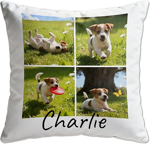 Almohada personalizada, almohadas personalizadas con imagen, almohadas personalizadas con fotos de mascotas, almohada para niños con nombres, regalo