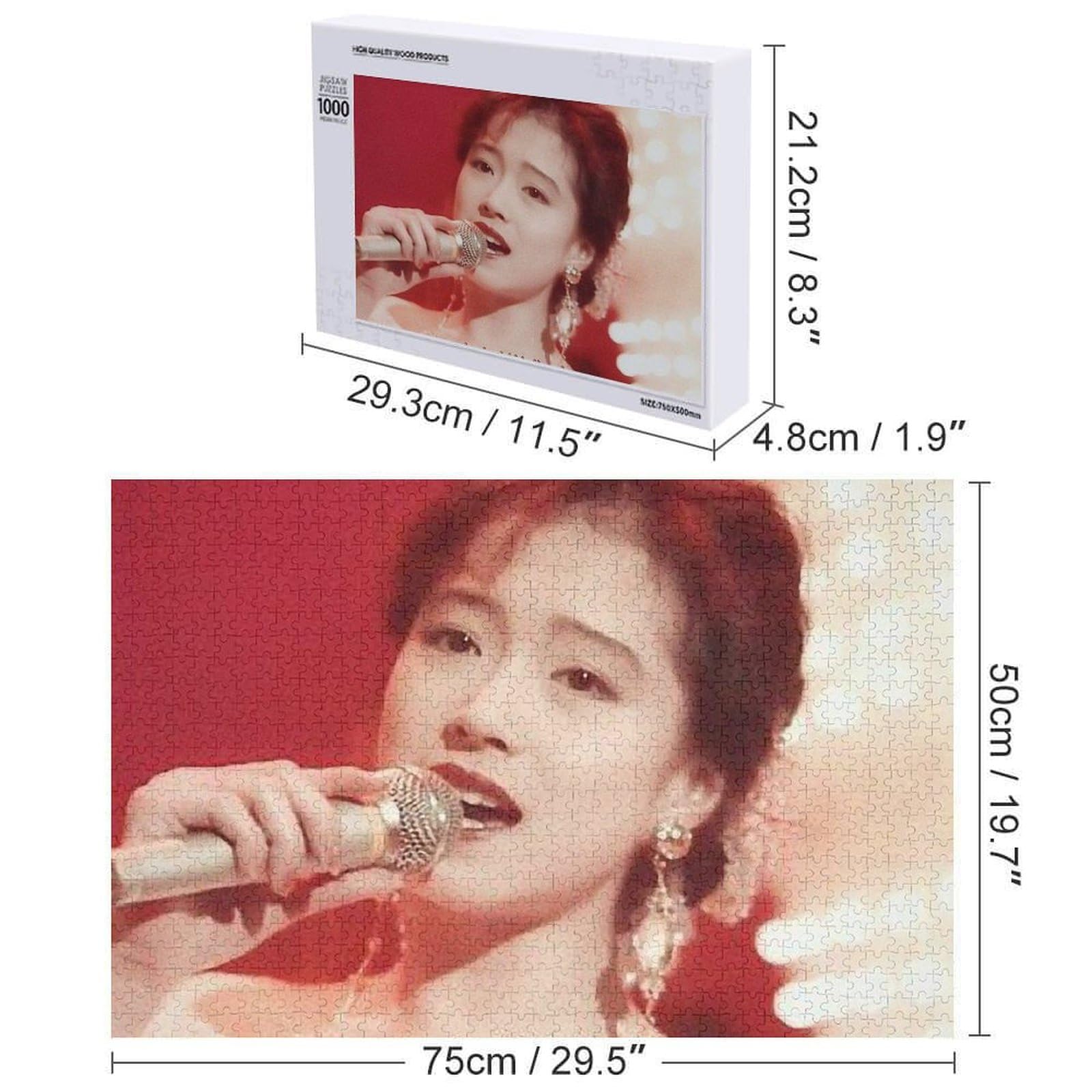 Amazon.co.jp: 中森明菜 ジグソーパズル 木製で環境にやさしく