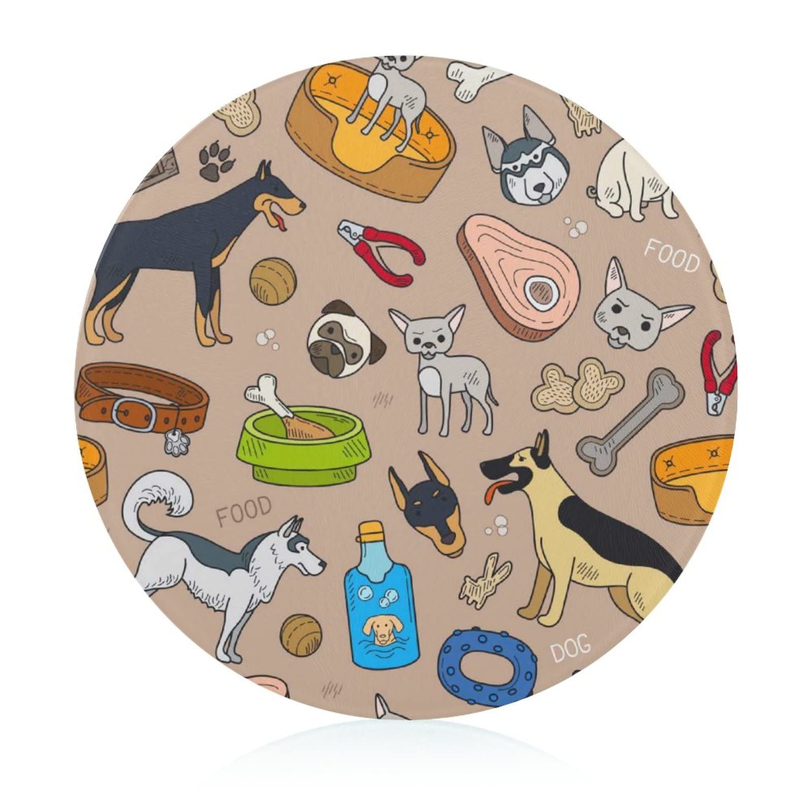 Planche à hacher cartoon pour un apéritif ludique entre amis en cuisine