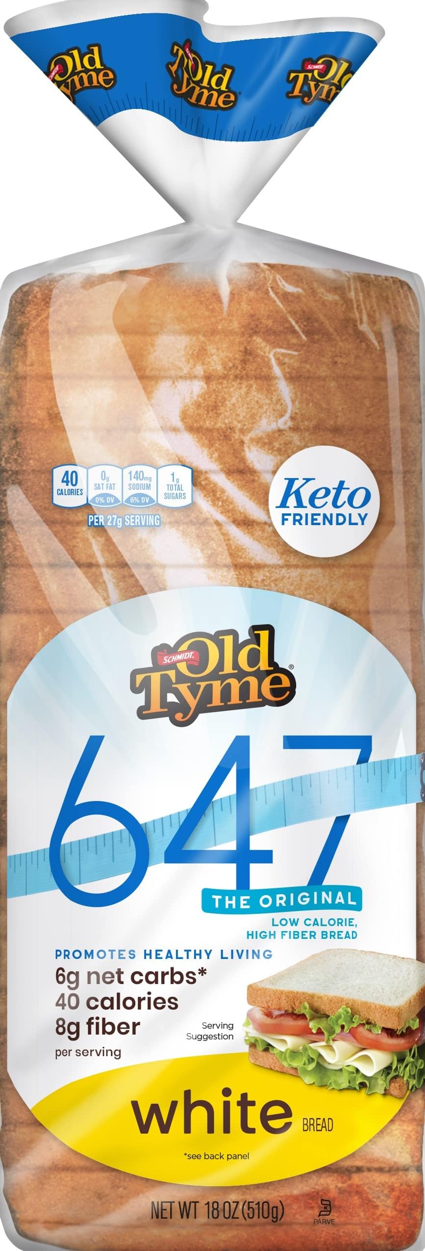schmidt's 647 White Bread, 18 oz