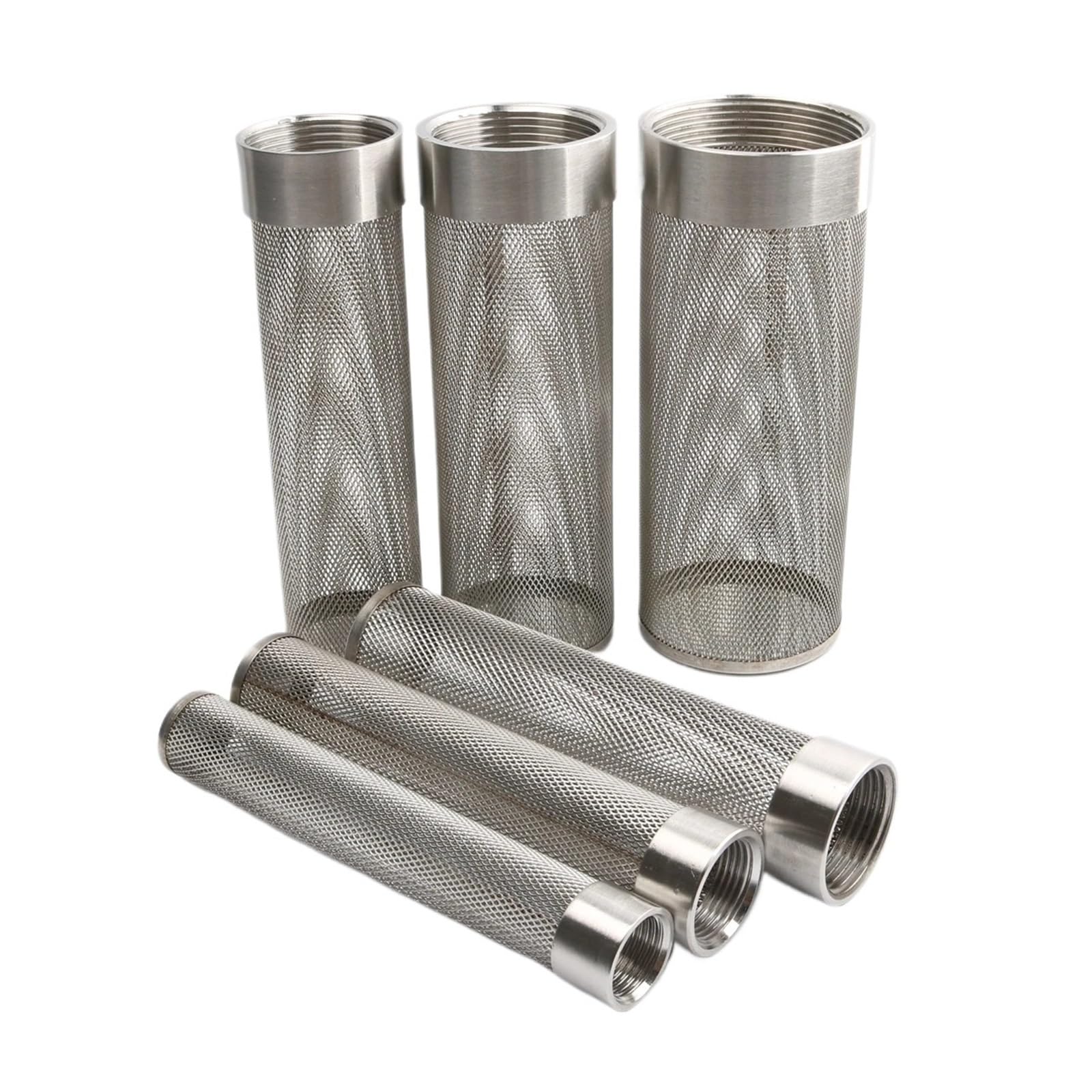 20–63 mm verlängertes Filternetz aus Edelstahl mit Außen-/Innengewinde for Gartenbewässerungsschläuche, Aquarium-Rohrfilter(Female-50mm)