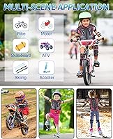 Vista 5 de StarknightMT Conjunto de Armadura para Motocicleta Infantil, Equipo para Moto de Tierra, Chaleco Protector para Pecho, Columna Vertebral, Espalda