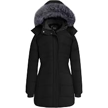 ZSHOW Womens Winter Coat Waterproof Warm Puffer Jacket Long Parka with Faux Detachable Hood