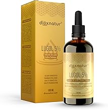 Pharmaceutical Grade 5% Lugol Solution 100ml Liquid Iodine and Potassium Iodide Drops with Accurate Dosing Pipette