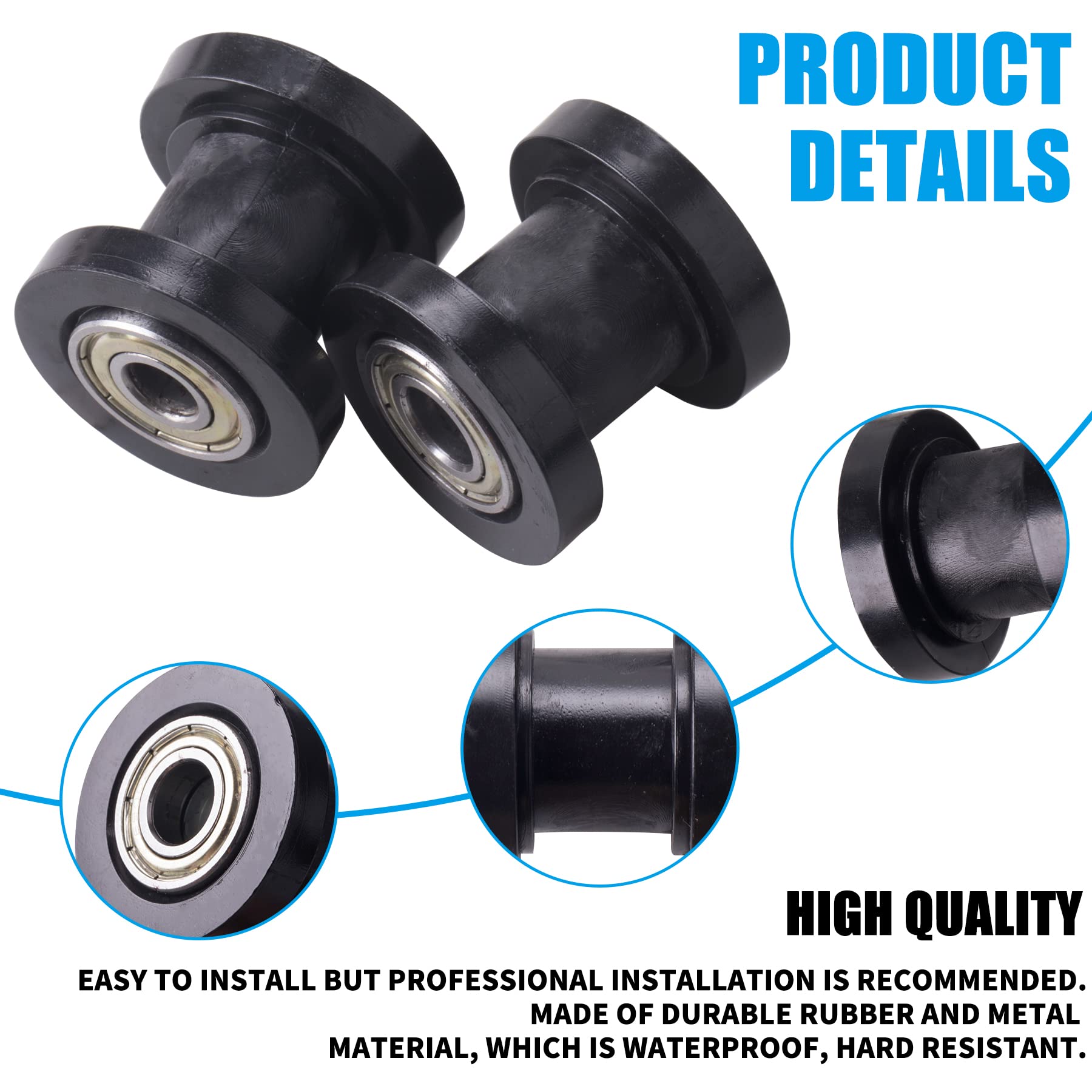 Kit Tendicinghia Puleggia Per Catena 10mm Per Pit Bike E Dirt Bike – Adatto Per XR125, CRF50, KLX110