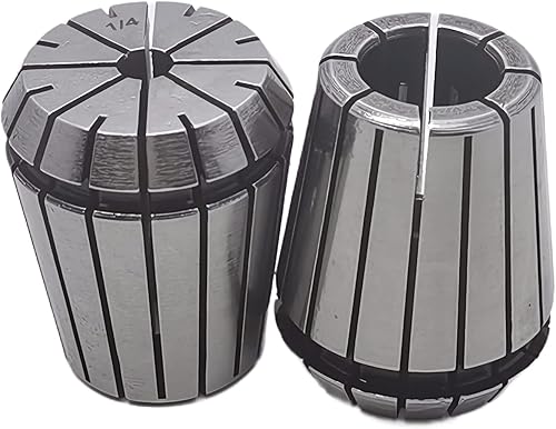 Miniatura 2 de ER32 Juego de pinzas de 14 2 piezas, juego de pinzas de resorte para máquina de grabado CNC y herramienta de torno de fresado