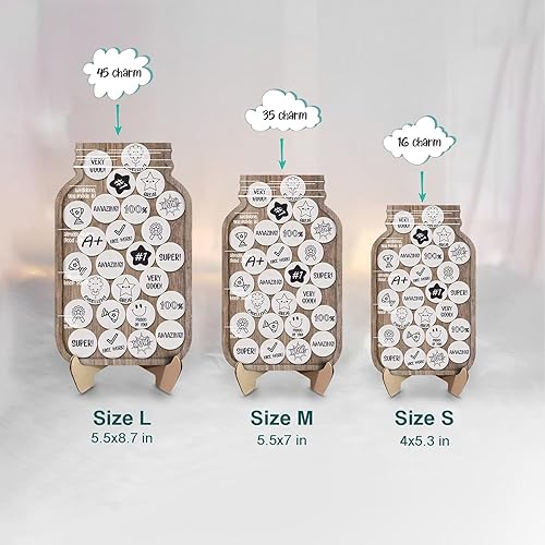 Miniatura 3 de Tarro de recompensa personalizado, tarro de recompensa magnético, tarros de recompensa para niños, tarro de recompensa de clase magnético, sistema