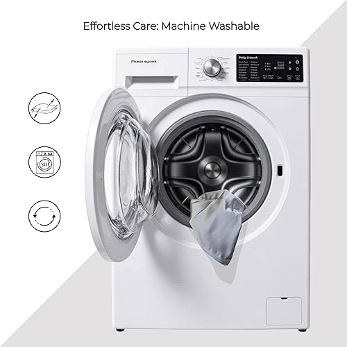 Miniatura 6 de THE-TINOART Funda de almohada metálica plateada platino de 20 x 20 pulgadas, funda de cojín jacquard brillante de luna para decoración moderna de