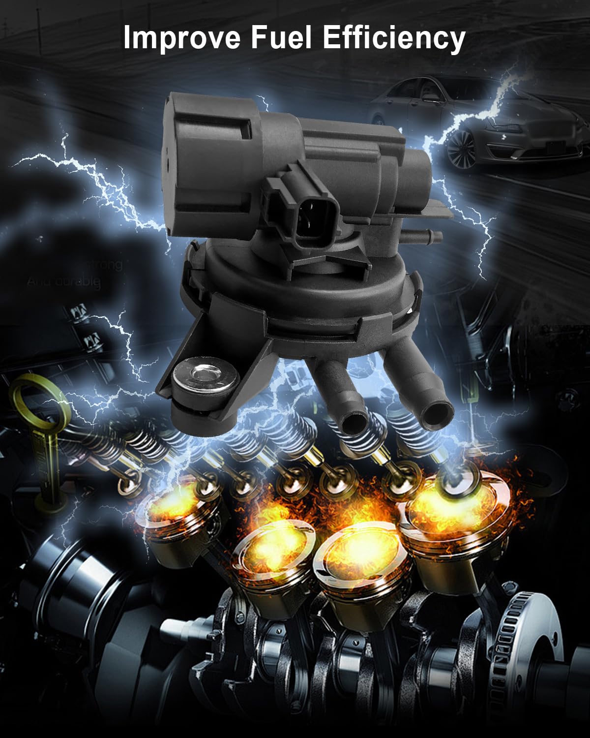 AITKEN Vapor Canister Purge Solenoid Valve - Compatible With Ford Explorer, Mustang, Ranger, Mazda B-Series - View #11