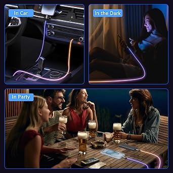 LED Breathing Flowing Light Up USB C to Lightning Charger Cable,RGB Colorful Gradual Charging Cord for iPhone 14 Pro Max13/12/11 Pro Max/Mini/XS MAX/XR/XS/X/8/7/Plus iPad-3ft,[Apple MFi Certified]