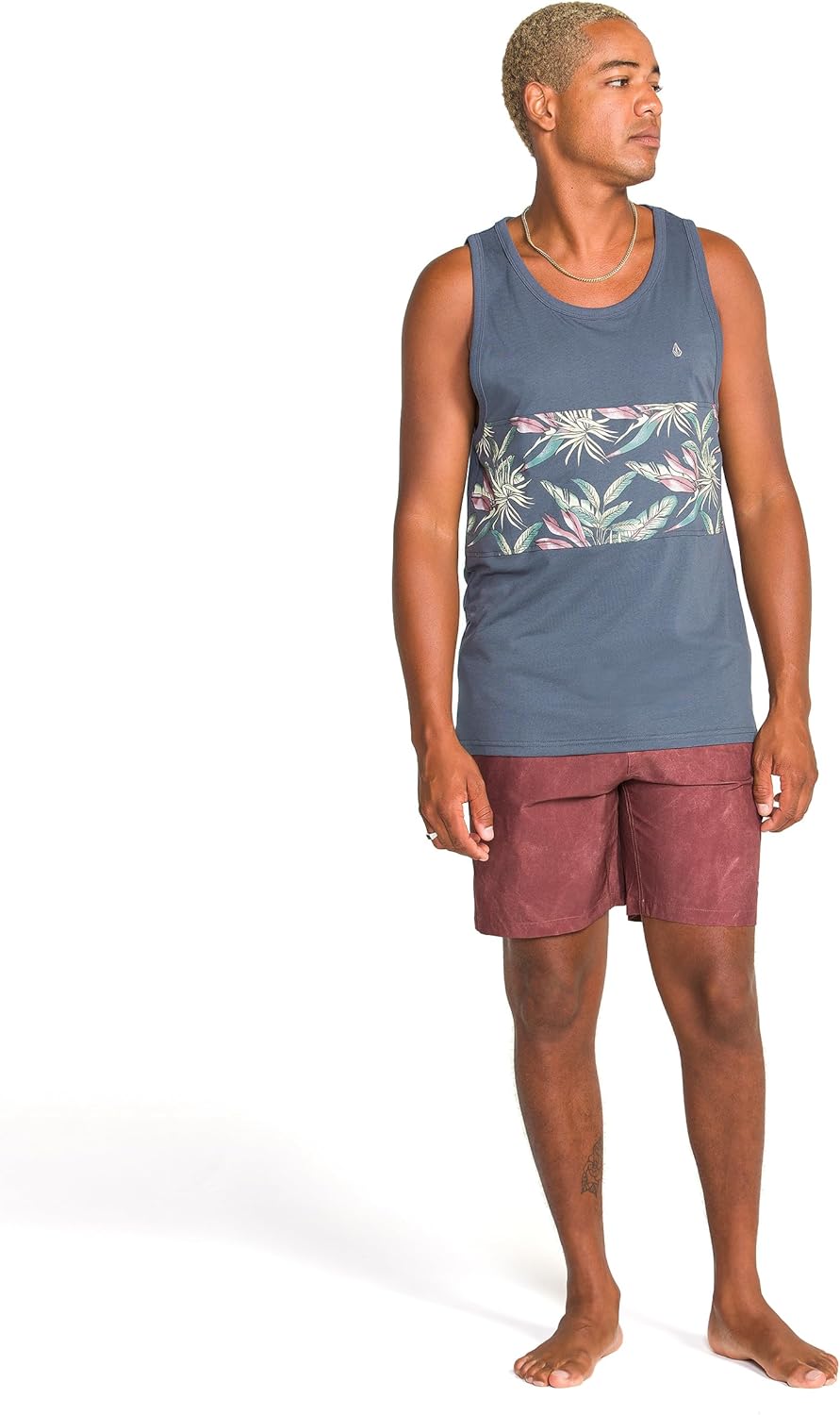 Volcom Men's Summerside Print Tank Top – Soft Cotton Sleeveless Shirt with Graphic Print - Image 2