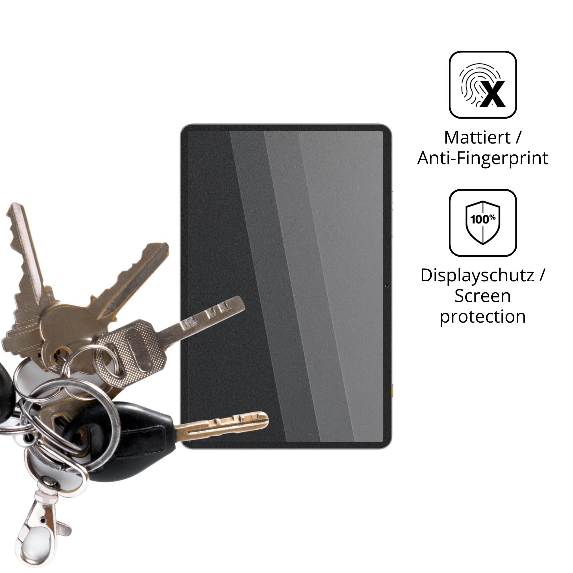 dipos Protection écran anti-espion pour Tecno Megapad SE | Film mat, filtre de confidentialité 4 directions, sur mesure, anti-rayures, sans bulles, adhésion sans colle