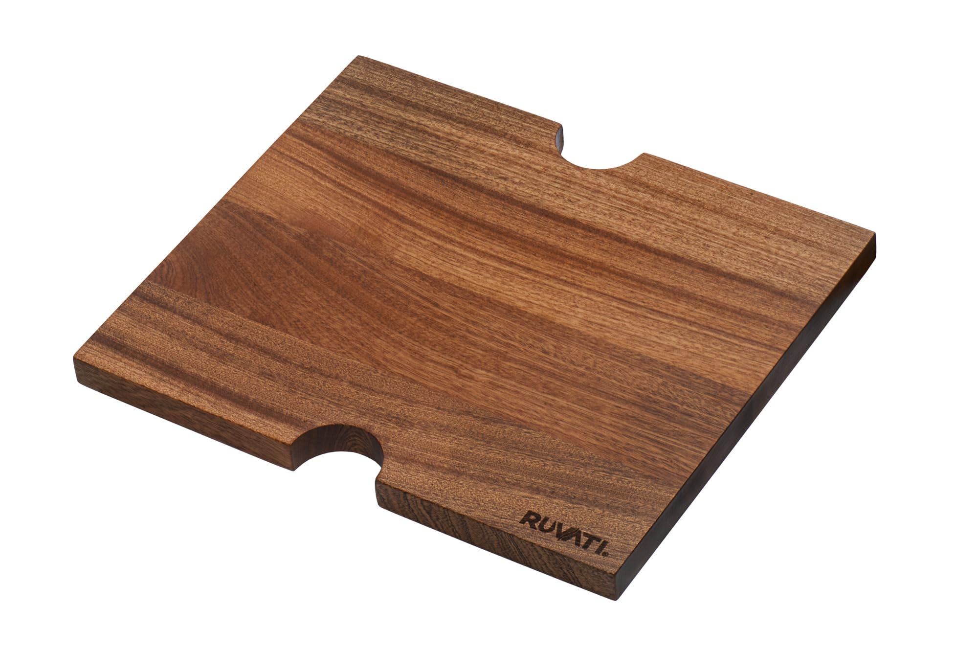 13 x 11 in Wood Cutting Board for RVH8215/RVQ5215 by Ruvati – 13"L x 11"W, Wood, Mahogany, Model RVA1215