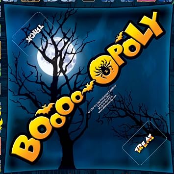 Late for the Sky Boooo-opoly Halloween Family Board Game for 2-6 Players