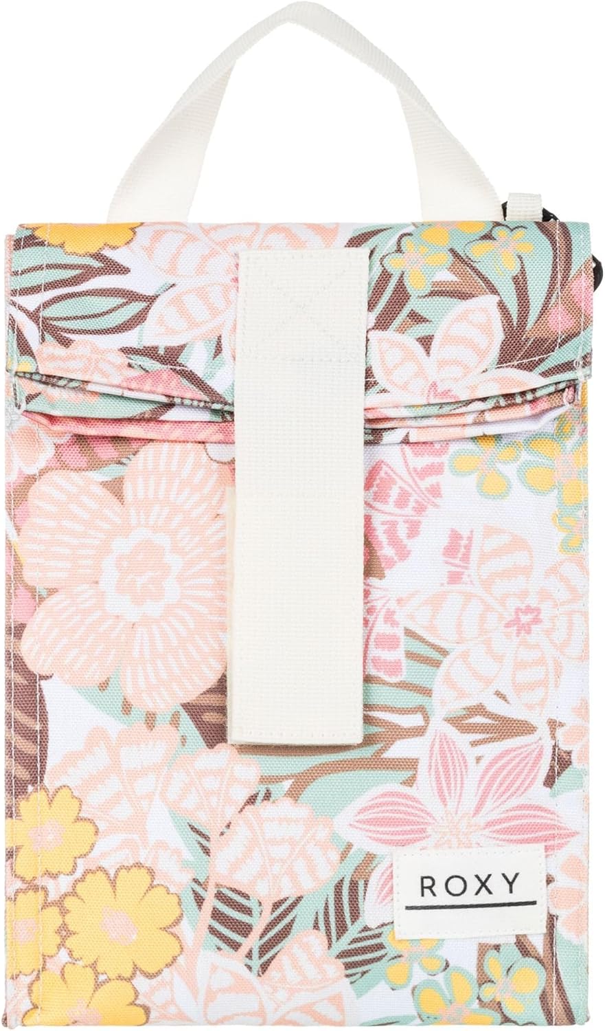 Roxy Insulated Lunch Bag | Reusable | Cooler | Snack Bag | Container | Picnic | Work | Leakproof | Beach | Vacation | Camping, Lunch Hour - White Viva La Vida