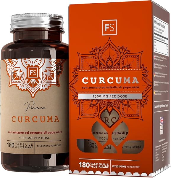 Focus Curcuma | 180 Capsule Curcumina Pepe Nero