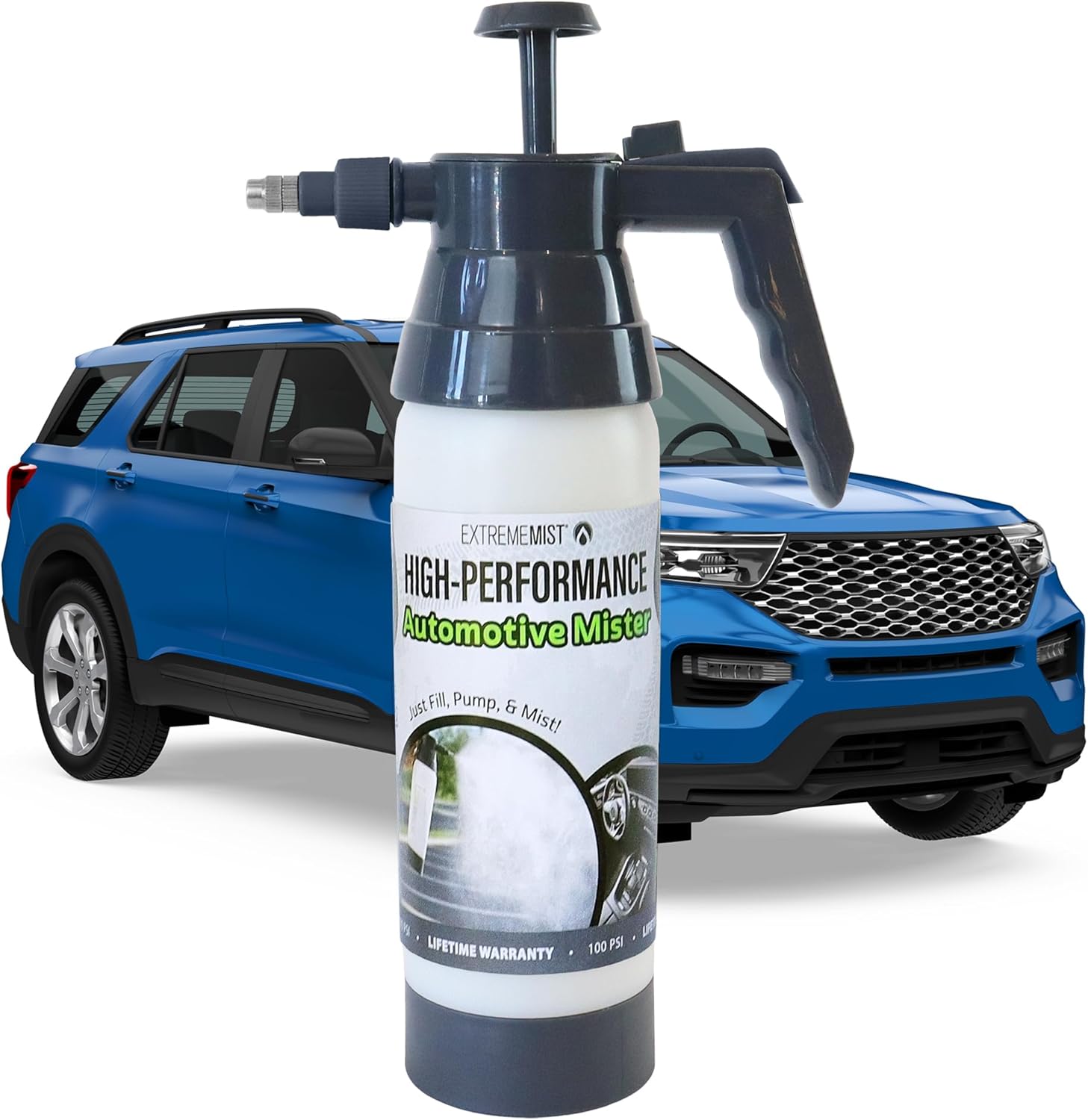 EXTREMEMIST® Professional Auto Detailing Sprayer Kit (20oz & 32oz) Continuous Pressurized Mist Bottles for Car, Marine & RV Cleaning, Interior Detailing, Deodorizing & Surface Conditioning