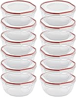 Vista 10 de Sterilite Tazón Ultra-Seal de 2.5 Qt, Recipiente Hermético para Almacenamiento de Alimentos, Plástico, Tapa con Pestillo, Apto para Microondas