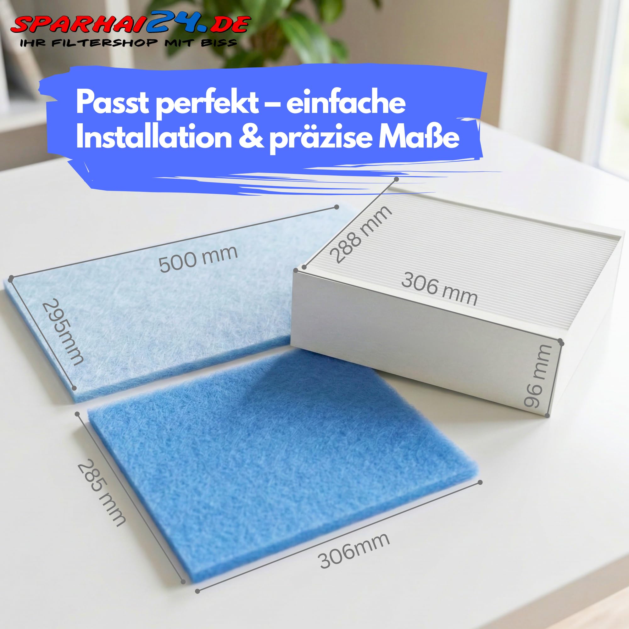 Sparhai24 | Filter passend für Vallox ValloPlus 510 SC/SE/MV | 1x Filterpaket 28 | je 1x G4 + F7
